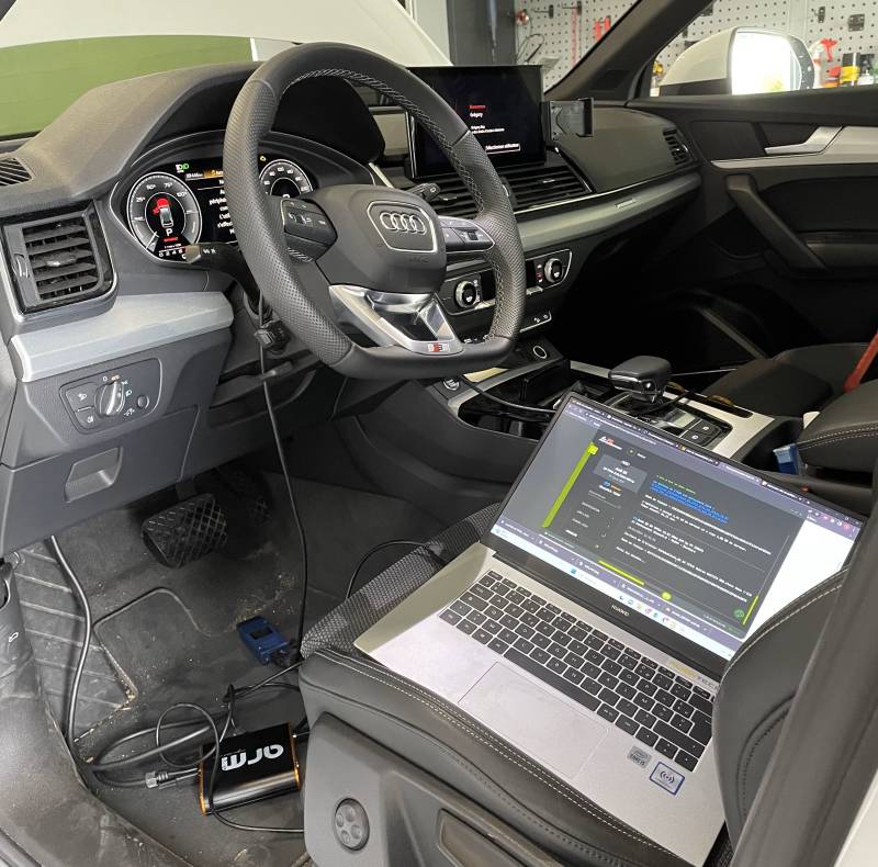 Conversion éthanol E85 Audi Q5 50 TFSIE Hybrid à Mérignac près de Bordeaux
