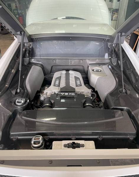 Vidange moteur Audi R8 V8 cher Roosterflex à Mérignac près de bordeaux.