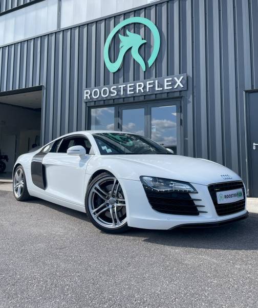 Vidange moteur Audi R8 V8 cher Roosterflex à Mérignac près de bordeaux.