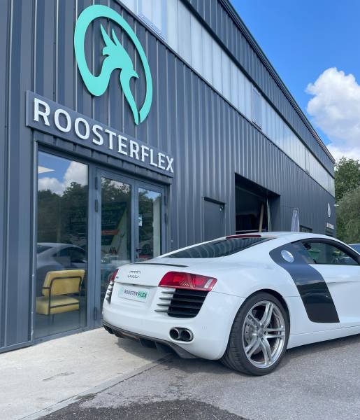 ROOSTERFLEX SPECIALISTE AUDI R8 A MERIGNAC PRES DE BORDEAUX